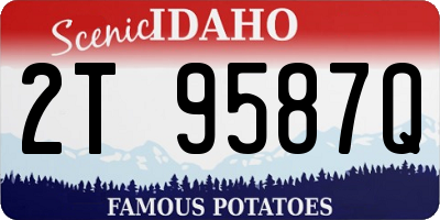 ID license plate 2T9587Q