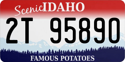 ID license plate 2T9589O