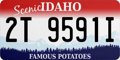 ID license plate 2T9591I