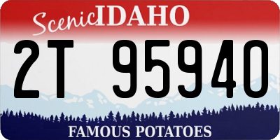 ID license plate 2T9594O