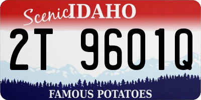 ID license plate 2T9601Q