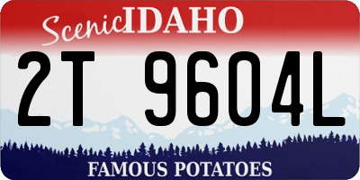 ID license plate 2T9604L