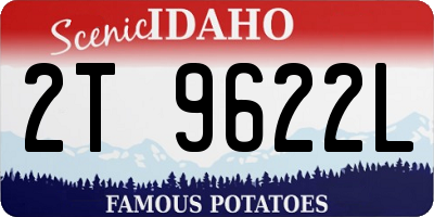 ID license plate 2T9622L