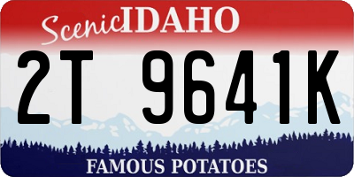 ID license plate 2T9641K