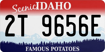 ID license plate 2T9656E