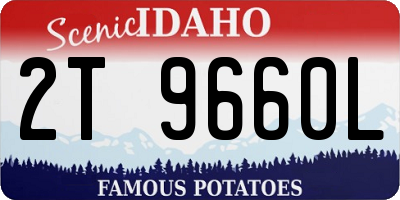 ID license plate 2T9660L