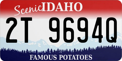 ID license plate 2T9694Q