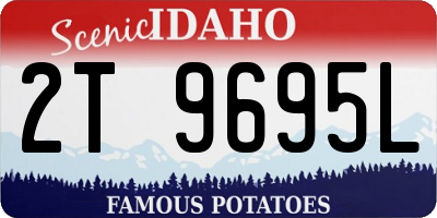 ID license plate 2T9695L