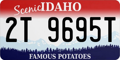 ID license plate 2T9695T