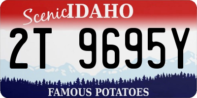 ID license plate 2T9695Y