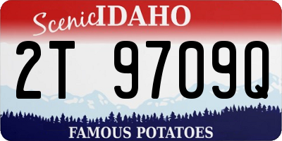 ID license plate 2T9709Q