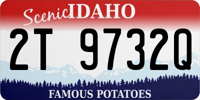 ID license plate 2T9732Q