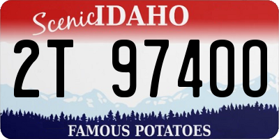 ID license plate 2T9740O