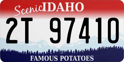 ID license plate 2T9741O