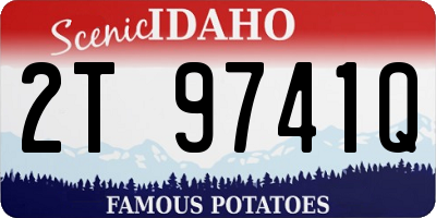 ID license plate 2T9741Q