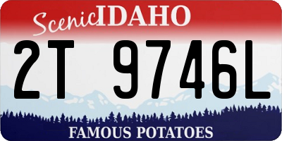 ID license plate 2T9746L