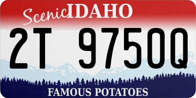 ID license plate 2T9750Q