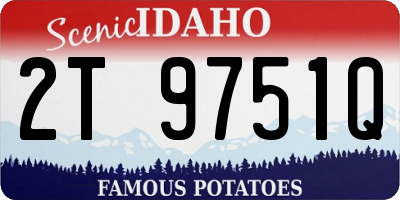 ID license plate 2T9751Q