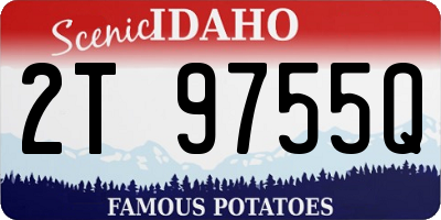 ID license plate 2T9755Q