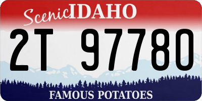 ID license plate 2T9778O