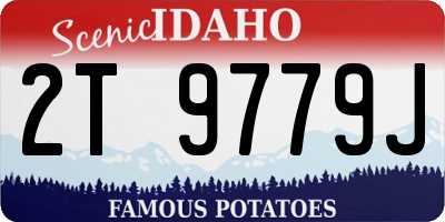 ID license plate 2T9779J