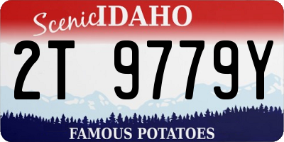 ID license plate 2T9779Y