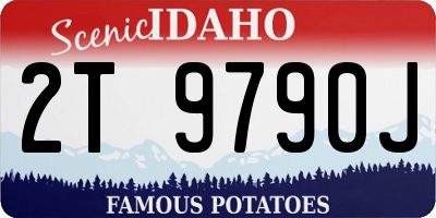 ID license plate 2T9790J