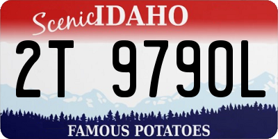 ID license plate 2T9790L