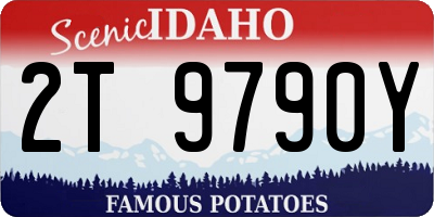 ID license plate 2T9790Y