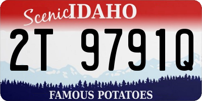 ID license plate 2T9791Q