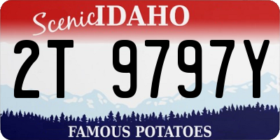 ID license plate 2T9797Y