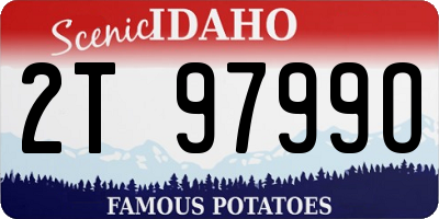 ID license plate 2T9799O