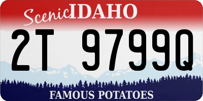 ID license plate 2T9799Q