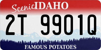 ID license plate 2T9901Q