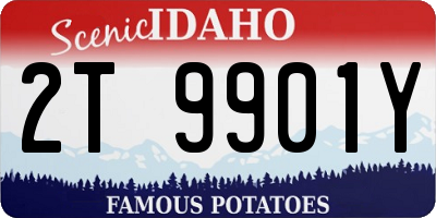 ID license plate 2T9901Y