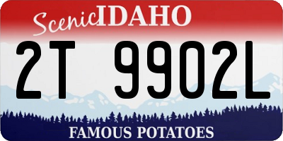 ID license plate 2T9902L