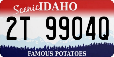 ID license plate 2T9904Q