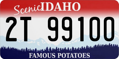 ID license plate 2T9910O