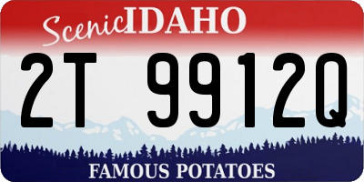 ID license plate 2T9912Q