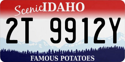 ID license plate 2T9912Y