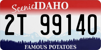 ID license plate 2T9914O