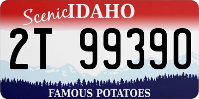 ID license plate 2T9939O