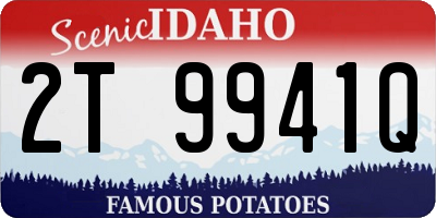 ID license plate 2T9941Q