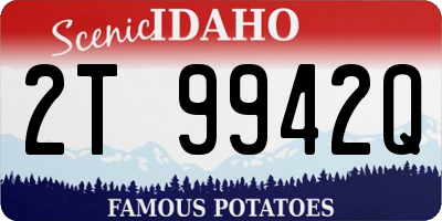 ID license plate 2T9942Q