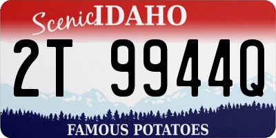 ID license plate 2T9944Q