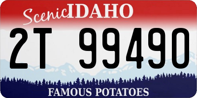 ID license plate 2T9949O