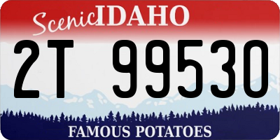 ID license plate 2T9953O