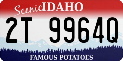 ID license plate 2T9964Q