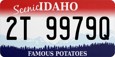 ID license plate 2T9979Q