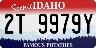 ID license plate 2T9979Y